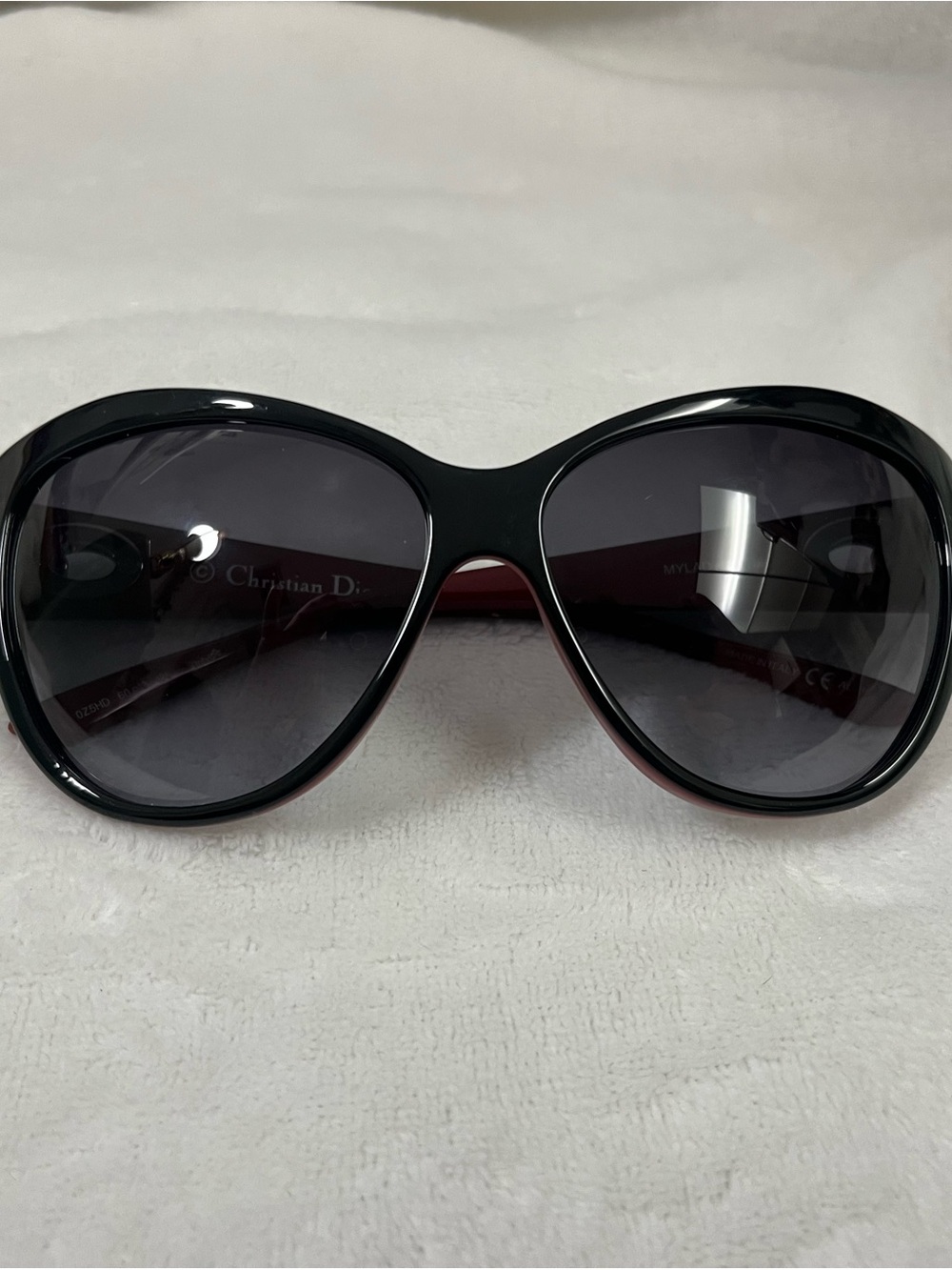 Dior Oversized Women's Sunglasses in Black with Dark Gradient Lenses